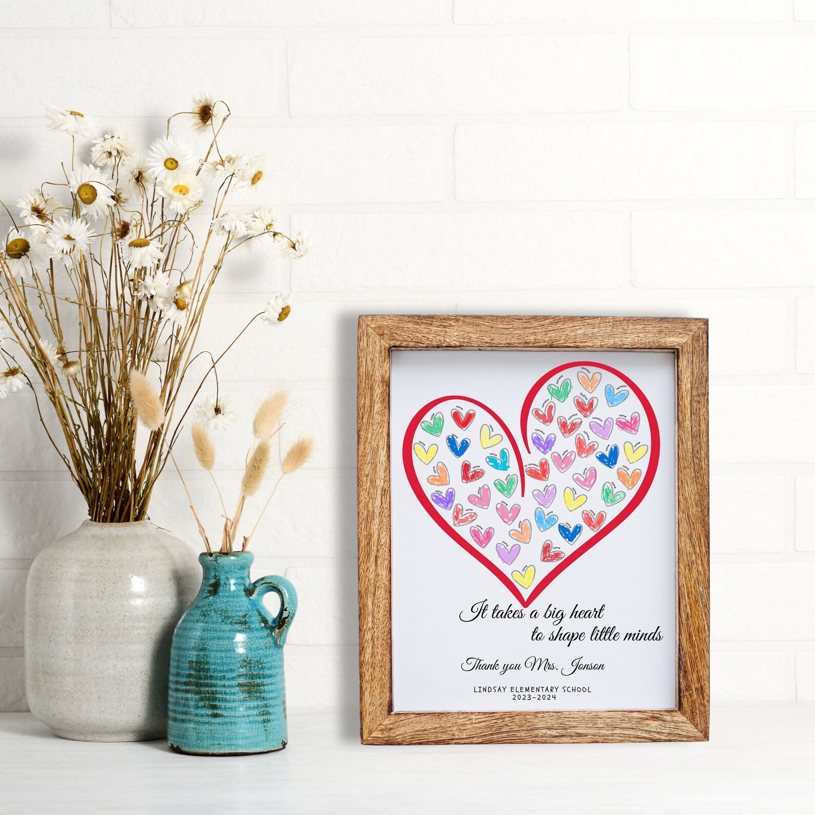 Custom Teacher Appreciation Gift, Editable Printable Teacher Gift End ...