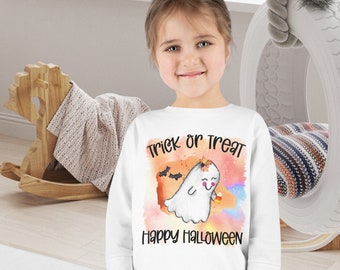 Trick or Treat Toddler Long Sleeve Tee