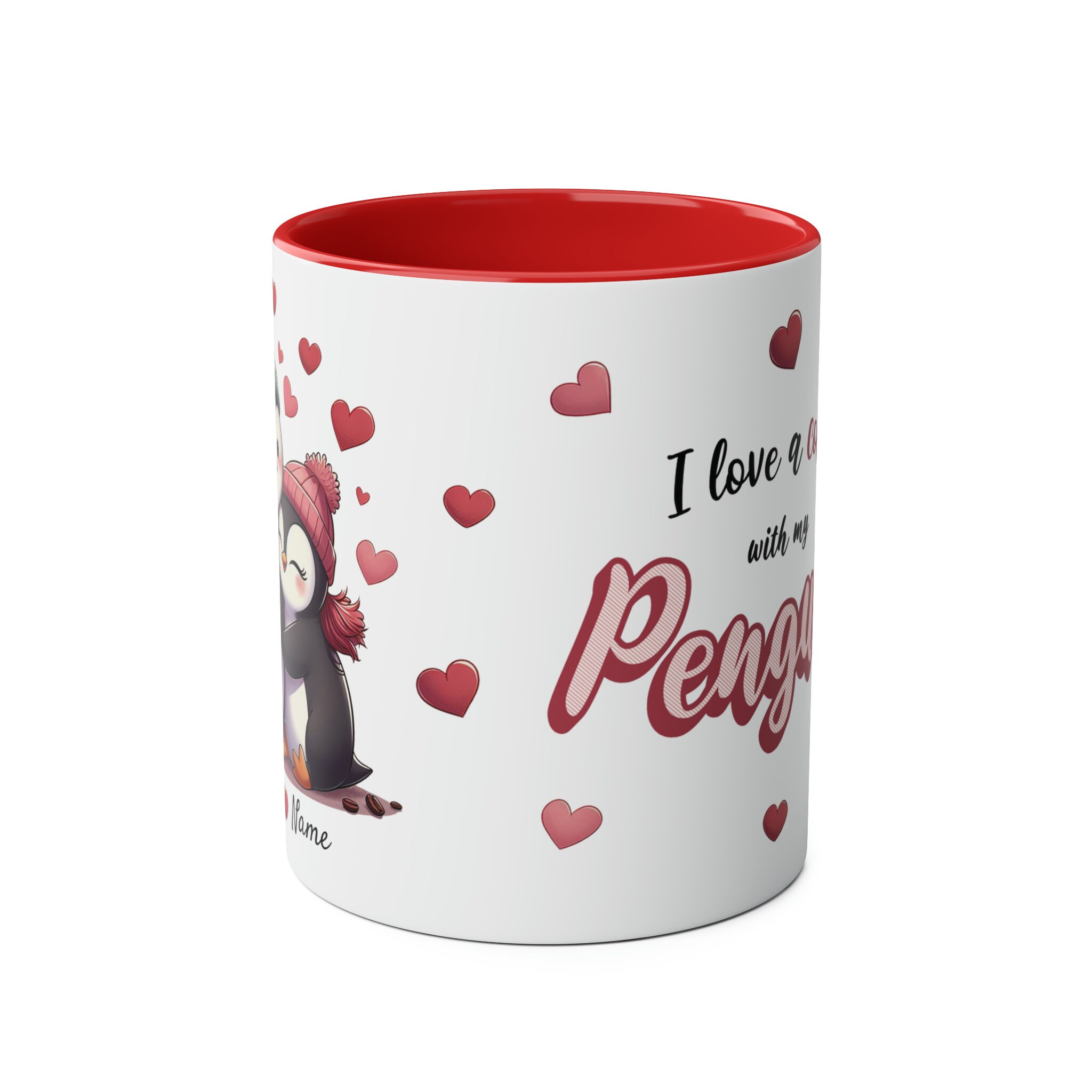 Tazza Regalo Anniversario 320ml – 'Se I Pinguini Trovano Il Tuo Partner' – Scritta Divertente Per Lui/lei, Nero