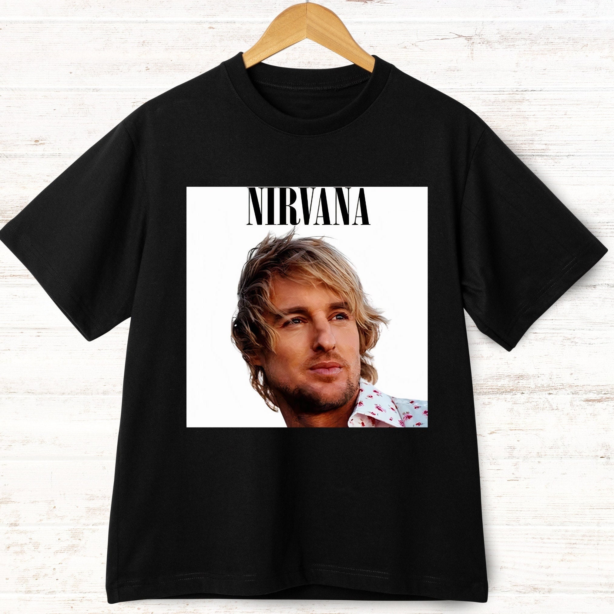 Discover Vintage Owen Wilson Nirvana Shirt