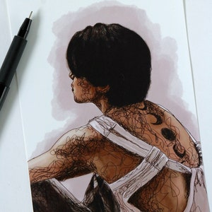BTS Jimin JM Art Print / Poster Fan Art A6 A5 K-pop