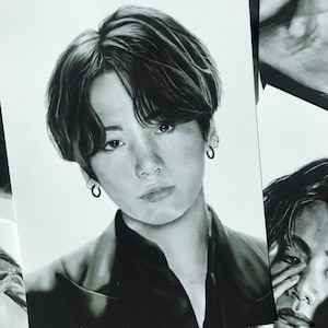 BTS Jungkook JK Art Print / Poster Fan Art A6 A5 K-pop