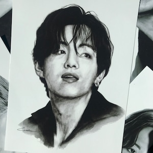 BTS V Taehyung Art Print / Poster Fan Art A6 A5 K-pop