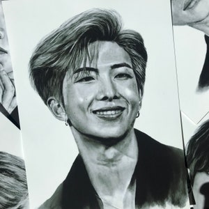 BTS RM Namjoon Art Print / Poster Fan Art A6 A5 K-pop