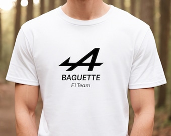 T-shirt logo Alpine F1 Baguette f1 team montrez votre amour pour l'équipe française de Formule 1 avec ce t-shirt stylé ! Parfait pour les fans et les supporters