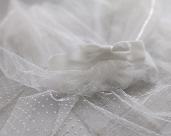 Handmade Single Tier Bridal Veil - Amy