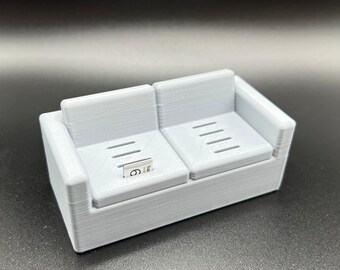 Porta Tarjetas Micro SD Mini Sofá / Mini Marcas / Almacenamiento / Organizador / Almacenamiento Escritorio / SD / Micro SD / MicroSD / Impresión 3D
