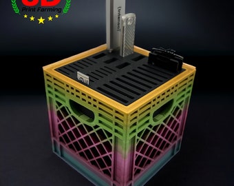 USB / SD / Portatarjetas Micro SD Mini Caja de Leche / Mini Caja / Mini Cesta de Compras / Almacenamiento / Organizador / Escritorio / Impresión 3D