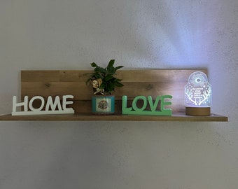 Letrero de inicio / Letrero de amor / Letras de amor en el hogar / Decoración / Impresión 3D