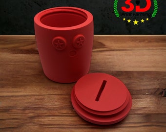 Chill Buddy Money Box / Caja de dinero / Almacenamiento / Tarro de monedas / Tarro de dinero / Impresión 3D