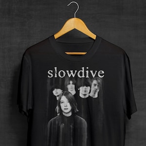 Slowdive Band Black T-Shirt | Shoegaze | Music Shirts | Band Shirts