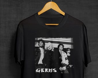 Germs Black T-Shirt | Band Shirts | Punk Rock | Rock | Punk