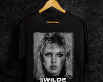 Kim Wilde Black T-Shirt | New wave | Synth-pop | Band Shirts