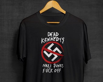 DK Nazi Punks Fuck Off Black T-Shirt | Dead Kennedys | Band Shirts | Punk Rock | Punk | Rock