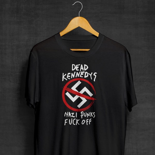 DK Nazi Punks Fuck Off Black T-Shirt | Dead Kennedys | Band Shirts | Punk Rock | Punk | Rock