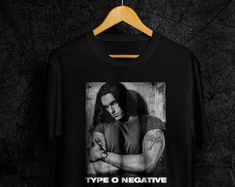 Type O Negative Peter Steele Black T-Shirt | Band Shirts | Rock | Metal | Gothic Metal
