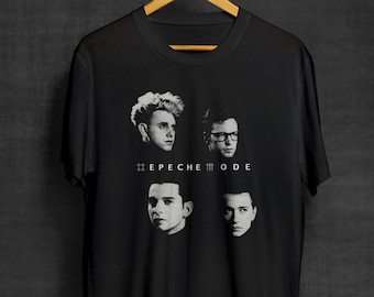 80s DM Members Black T-Shirt | Band Shirts | Synthpop | Depeche Mode