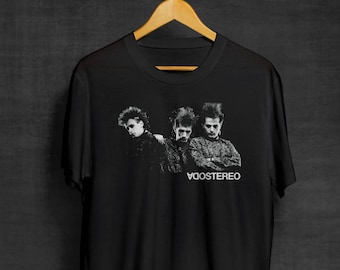 Soda Stereo Band Black T-Shirt | Band Shirts | Post-Punk | Alternative | Rock en Español
