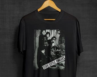 Stiff Little Fingers Black T-Shirt | SLF | Band Shirts | Punk Rock | Punk | Rock