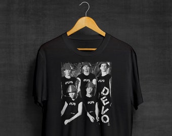 Devo Vintage T-shirt, B Stiff, Faded Black Tee Shirt, New Wave