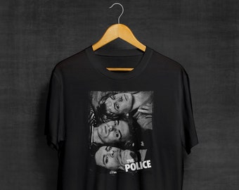 The Police Black T-Shirt | Band Shirts | Rock | Punk | Reggae
