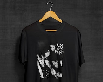 Alien Sex Fiend Black T-shirt | Band Shirts | Deathrock | Goth