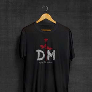 DM Enjoy the Silence Black T-Shirt | Depeche Mode| Band Shirts | 80s Shirts | Synthpop