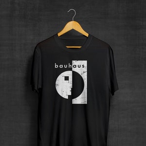 Bauhaus Face Black T-Shirt | Music Shirts | Goth Shirts | Band Shirts