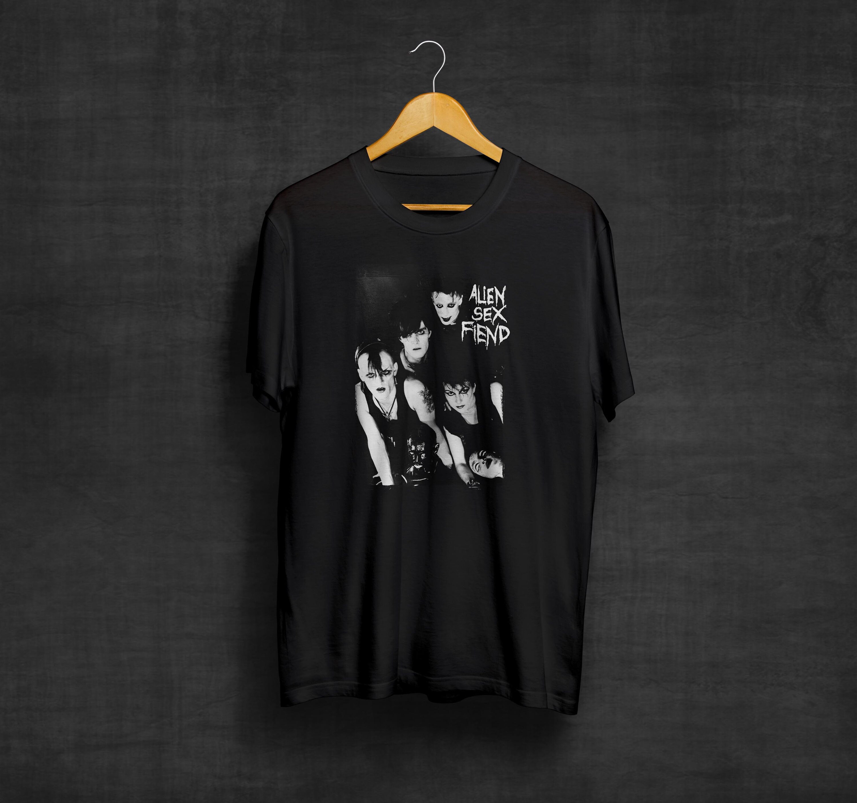 Alien Sex Fiend Black T-shirt | Band Shirts | Deathrock | Goth