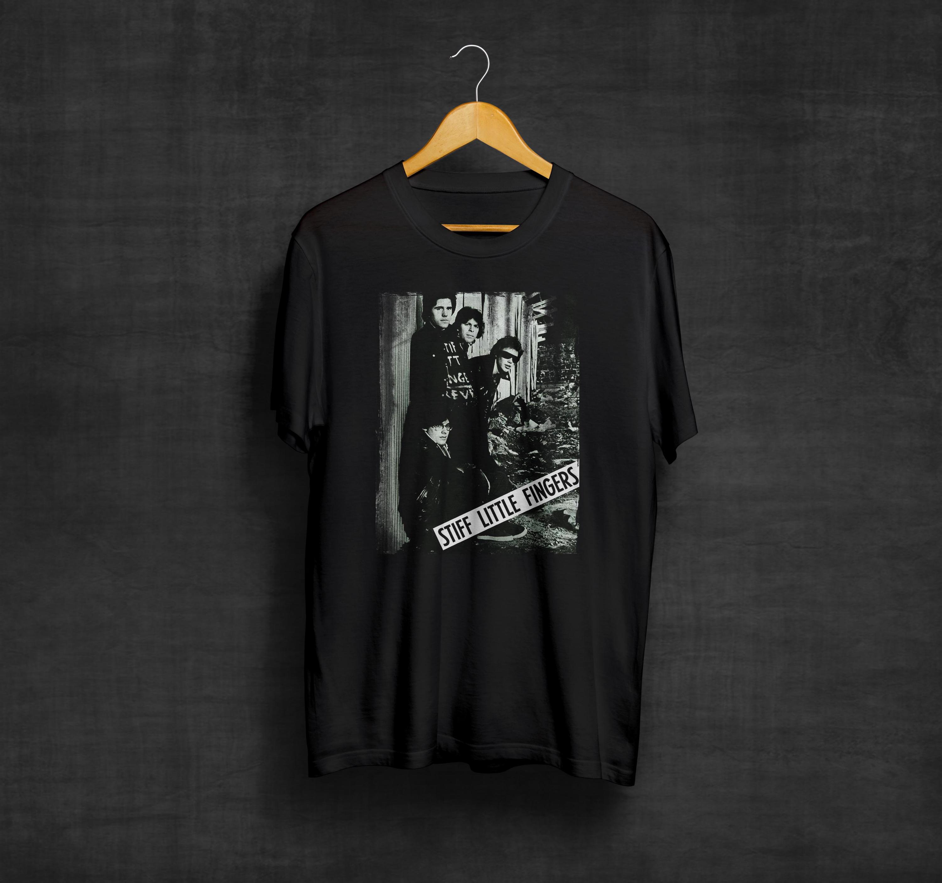 Stiff Little Fingers Graffiti Logo T-Shirt – Official Band Merch For Men