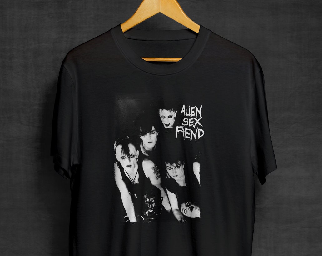 Alien Sex Fiend Black T-shirt | Band Shirts | Deathrock | Goth
