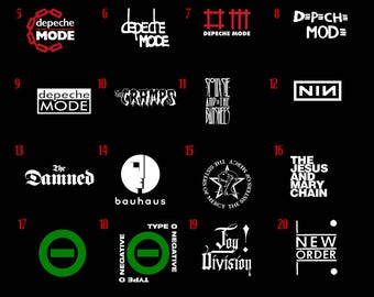 Permanent Vinyl Car Decal | Car Decal | Decals | Band Logo Decals