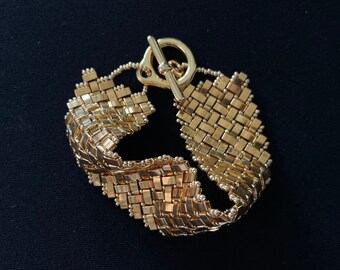 Kin'iro Bracelet - Miyuki Half Tila