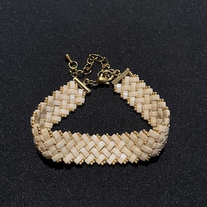 Shiro Bracelet - Miyuki Half Tila