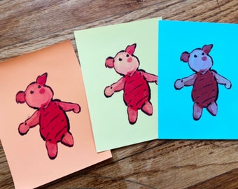 Piglet (Winnie the Pooh) Mini Prints (4.5"x6")