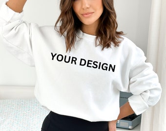 Personalisierter Sweater mit Individuellem Design Individuell bedruckt Ihr gedruckter Sweatshirt mit Text/Logo Geschenk für Freunde