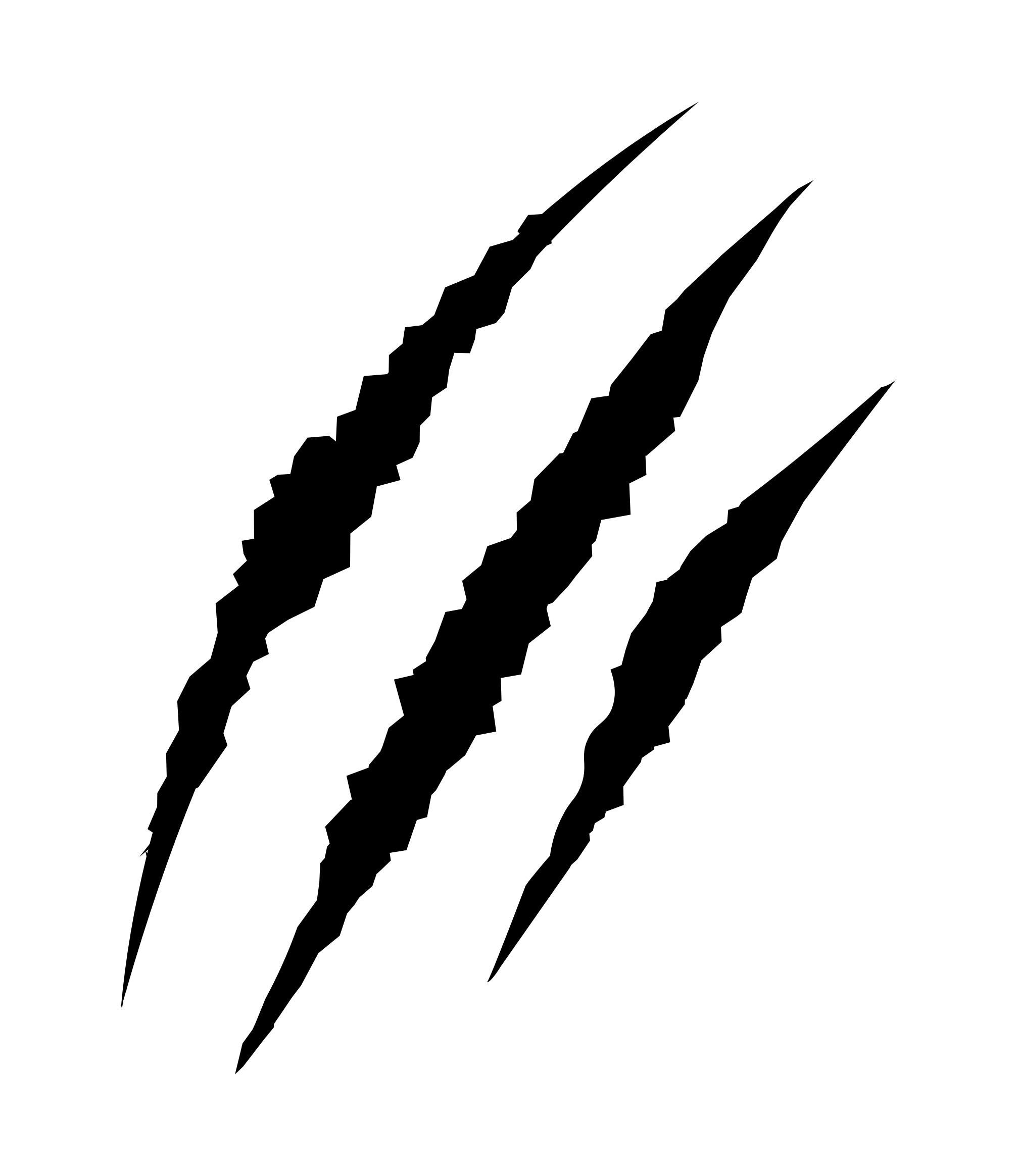 Claw Marks SVG Instant Download SVG, PNG, Jpg Digital Download, Tiger