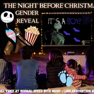 Annuncio video della rivelazione del sesso del bambino la notte prima di Natale (download digitale)