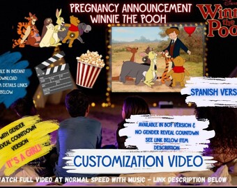 Vídeo de anuncio de embarazo de Winnie Pooh: versión en español (digital)