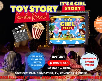 Video de revelación de género de Toy Story: Es niña (descarga instantánea)