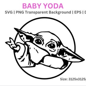 Baby Yoda svg,cartoons, grogu svg, mandalorian, Baby Yoda Clipart Cricut, Silhouette Cut Files, Instant Download, svg,png,dfx,eps toy clouds