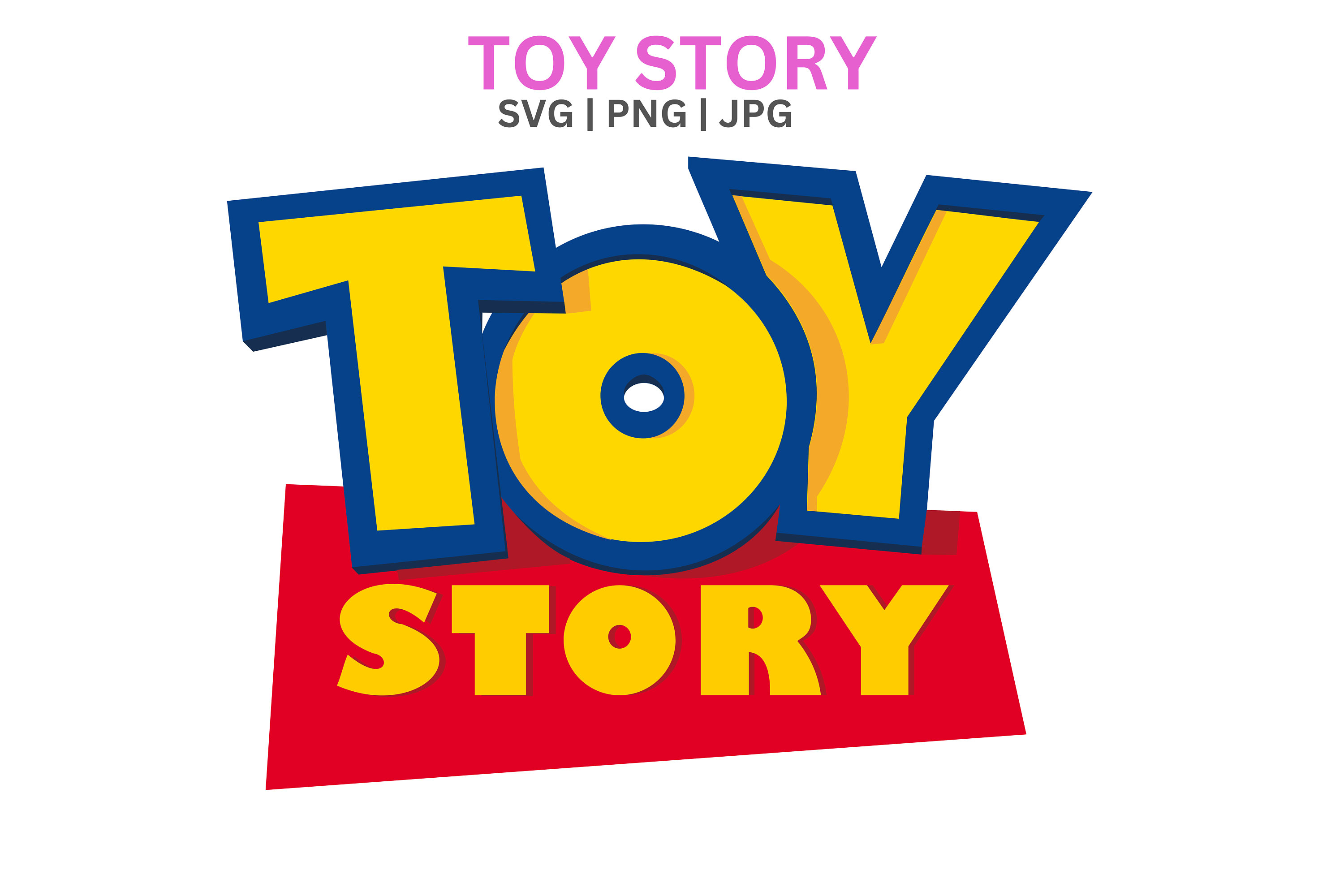 Toy Story Logo SVG, PNG, JPG Files (Digital Download)