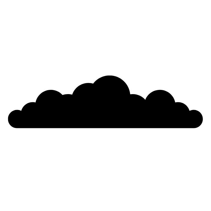 Toy Story Clouds SVG Cartoon Cloud Silhouette Kids Cloud - Etsy