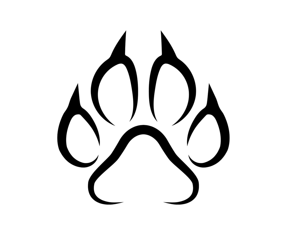 Tiger Paw SVG Instant Download SVG, PNG, Jpg Digital Download Tiger Paw