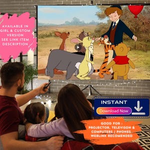Winnie the Pooh Pregnancy Announcement Video: It&#39;s a Boy (Instant Download)