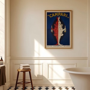 Campari Poster Vintage Print, 1920s Italian Liqueur Retro Drink Poster, Clown Print, Kitchen Print, Campari Bar Art (Digital Download) image 10