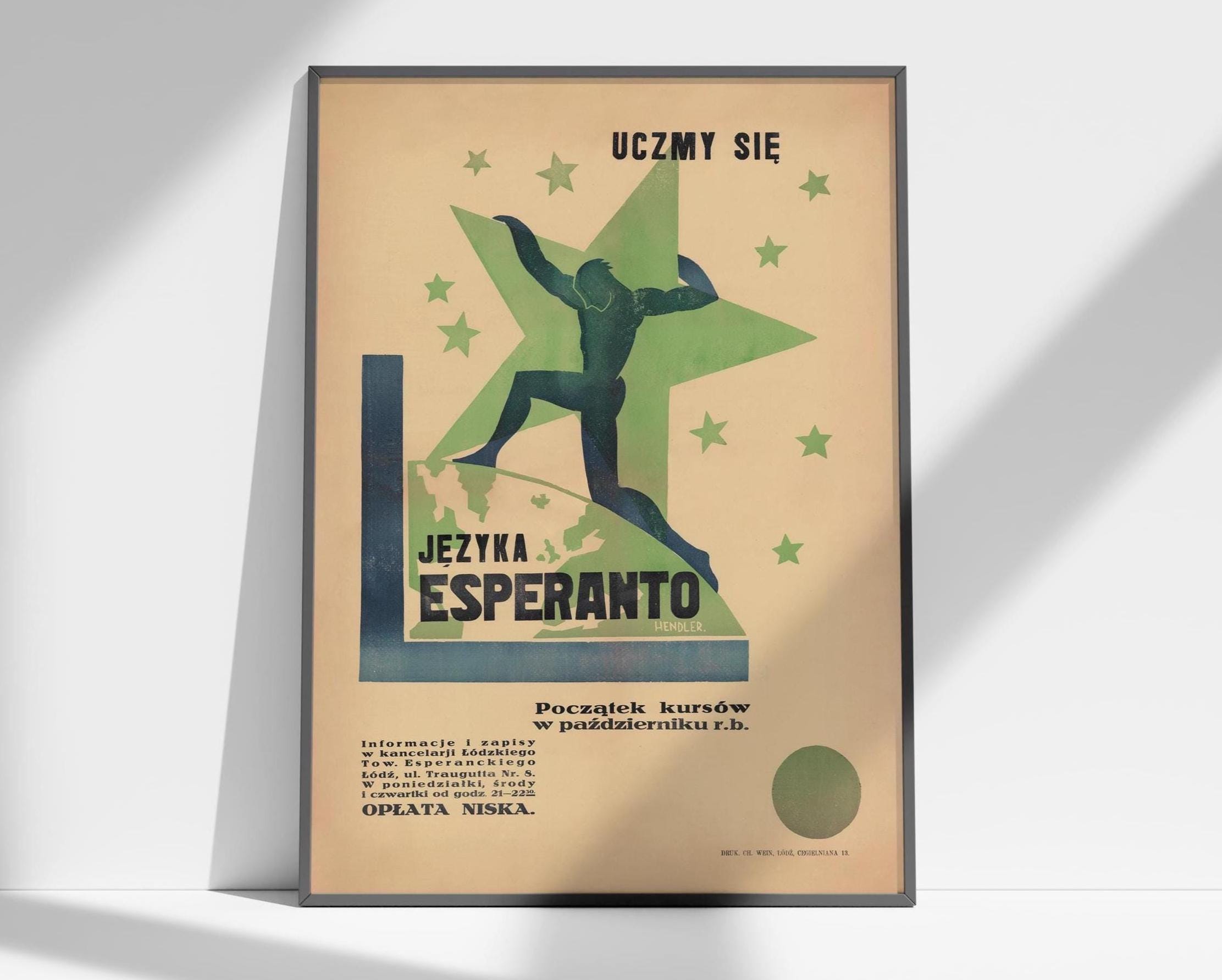 Esperanto Poster - Etsy