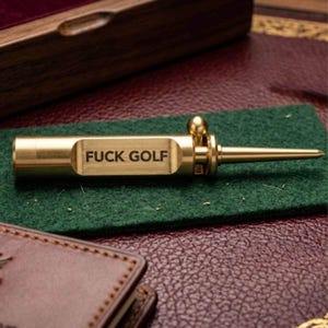 Custom Golf Retractable Divot Tool | Personalized Engraved Brass - Groomsmen Gift for Golfer image 5