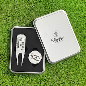 Personalisiertes Golf Divot Tool & Ball Marker Set: Personalisiertes Golf Geschenk