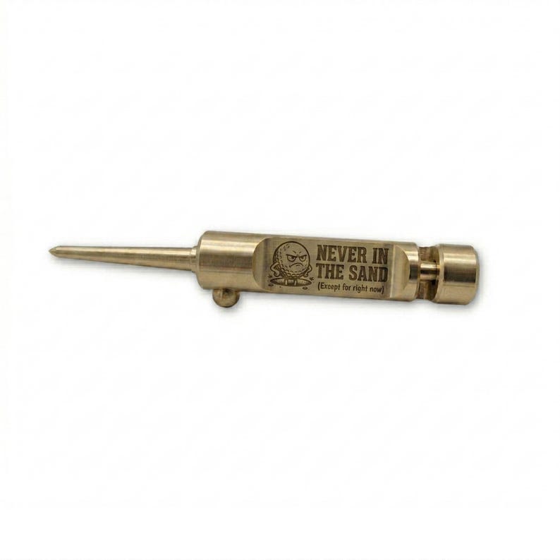 Custom Golf Retractable Divot Tool | Personalized Engraved Brass - Groomsmen Gift for Golfer image 11